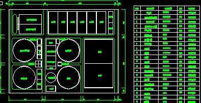 污水处理厂平面图