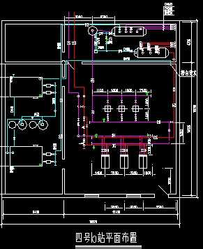 某换热站平面布置图