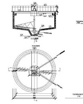 某屠宰废水处理站污泥浓缩池图纸