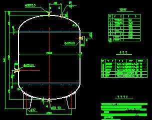 某工程自控风平衡罐设计图