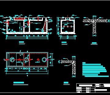 化粪池调节池详图免费下载 - 环保图纸 - 土木工程网