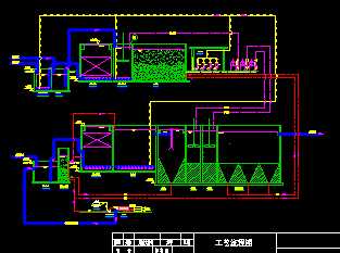 某化工厂污水处理工艺流程图
