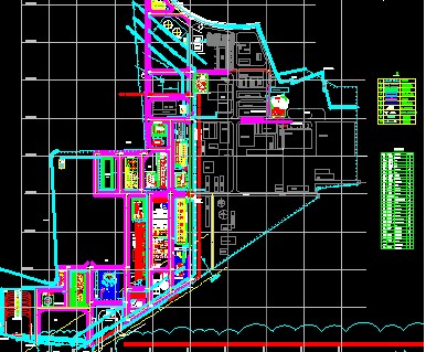 某化工厂平面布局图