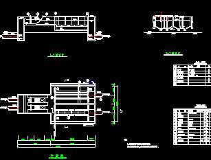 细格栅及曝气沉砂池设计图