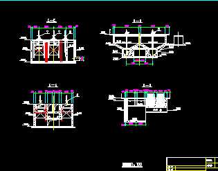 格栅及沉砂池设计图