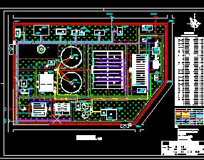 污水厂平面图