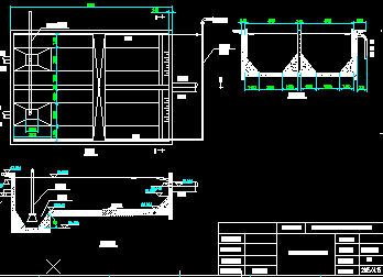 曝气沉砂池设计详图免费下载 - 环保图纸 - 土木工程网