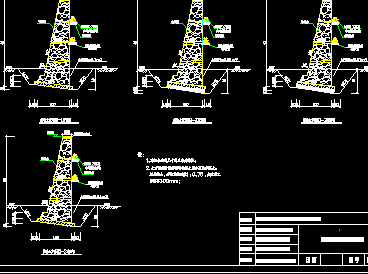 挡土墙竣工图
