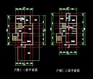 别墅abc户型平面设计图免费下载 - 别墅图纸 - 土木