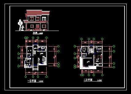 b型别墅平面设计图免费下载 别墅图纸 土木工程网