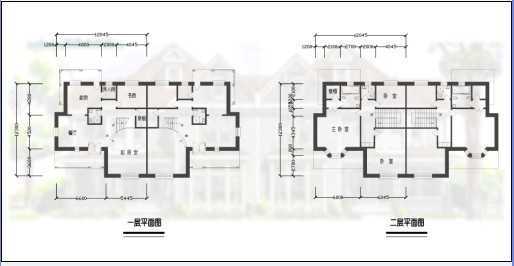 二层别墅平面设计图免费下载 - 别墅图纸