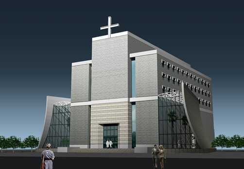 深圳天主教堂方案设计免费下载