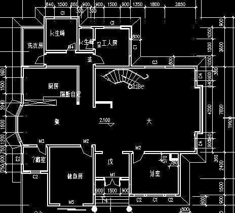 CAD二层别墅图纸免费下载 - 别墅图纸 - 土木工程网