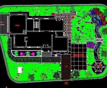 别墅园林设计平面图