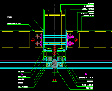 隐框玻璃幕墙节点图