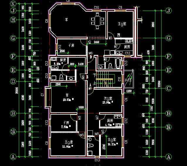 小区居民楼平面图 - 建筑规划图 - 土木工程网