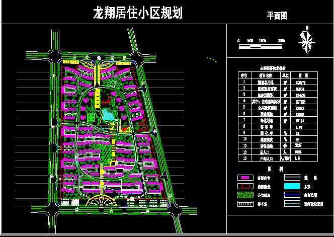 龙翔小区平面图