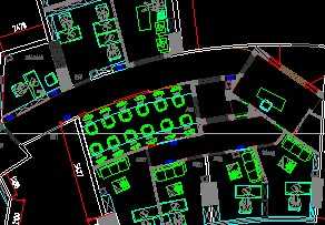 中式办公室设计平面图免费下载 - 建筑规划图 - 土木工程网