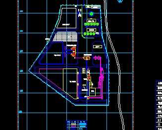 某搅拌站总平面图免费下载 - 建筑规划图 - 土木工程网