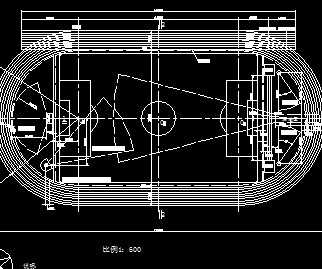 某400米标准塑胶田径场设计图