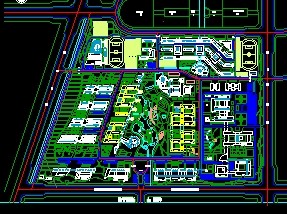 某大学校园平面规划图