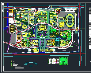 某大学规划平面图免费下载 - 建筑规划图 - 土木工程网