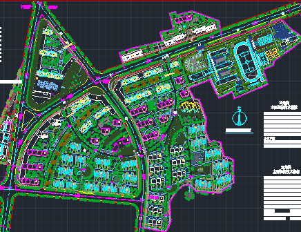 某小区规划总平面图