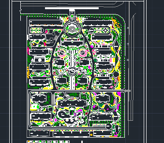 某小区环境设计平面图