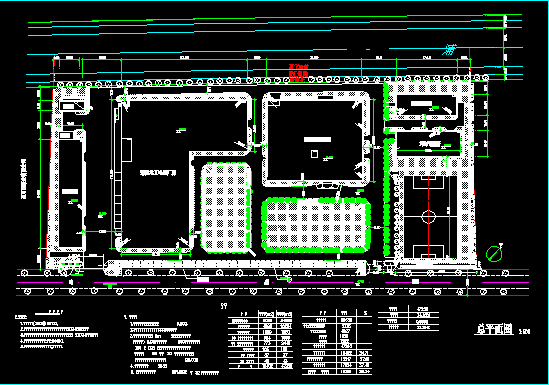 某厂房规划设计总平面图