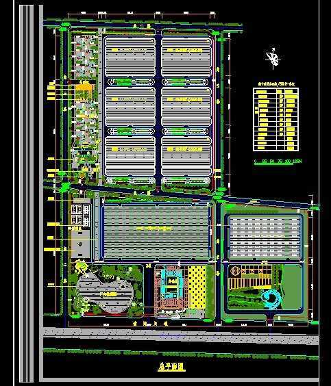 工业园总平面图