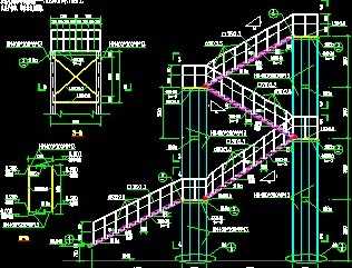 消防楼梯施工图