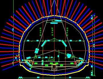 隧道断面图纸