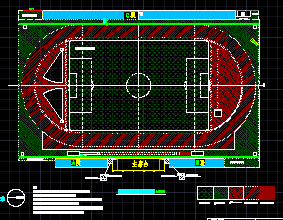 某田径场设计图