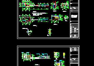 某工厂门卫建筑设计图