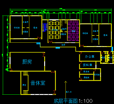 二层幼儿园建筑设计图纸