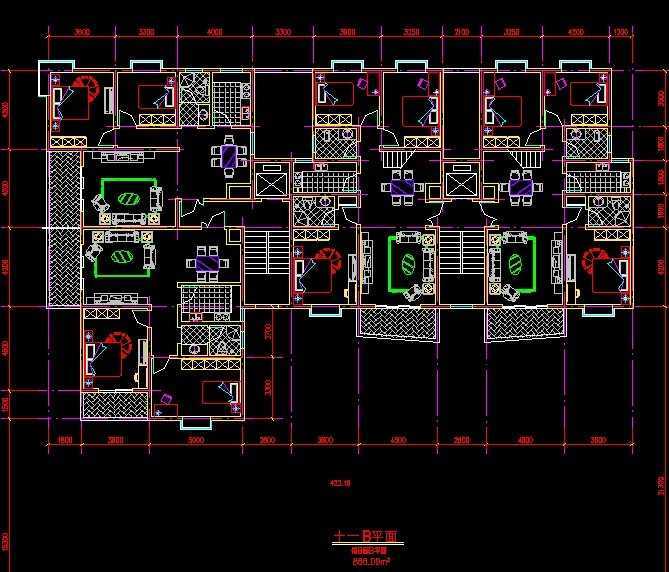 小高层住宅方案设计图免费下载 - 建筑户型平面图