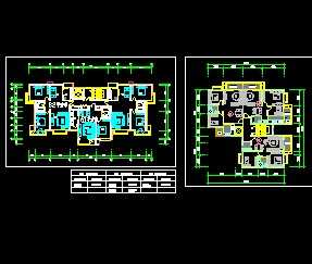 一梯三户户型平面设计图