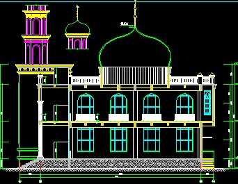 清真寺建筑施工图