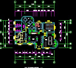 某老年人活动室室内布置图免费下载 - 建筑户型平面图