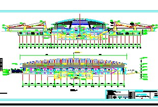 火车站立面图免费下载 - 建筑户型平面图 - 土木工程网