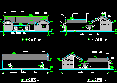 四合院施工图免费下载 - 建筑户型平面图 - 土木工程网