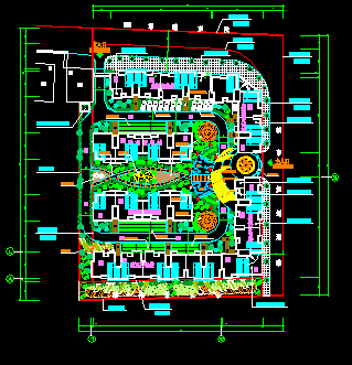 某住宅小区规划布置示意图免费下载 - 建筑户型平面图 - 土木工程网