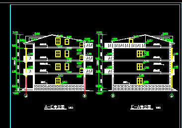 三层新农村住宅建筑设计图