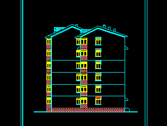 六层住宅楼建筑设计图