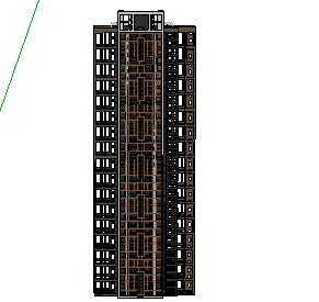 中式高層住宅樓SketchUp模型