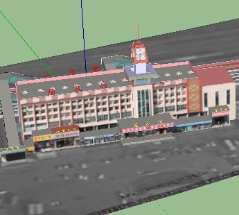 火車站建筑設計SketchUp模型