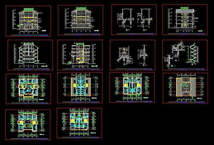 五层住宅建筑施工图
