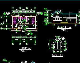 公共厕所施工图