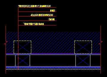 有机玻璃墙面节点图