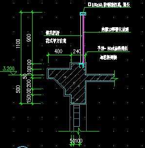 阳台栏杆大样